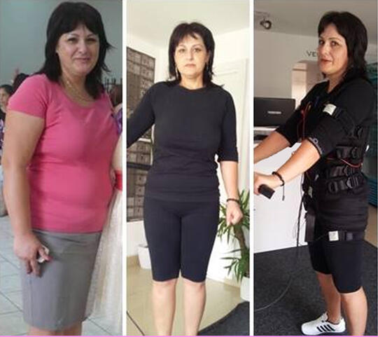 EMS Personal Training in Canterbruy 2 people doing EMS personal training session in Canterbury.